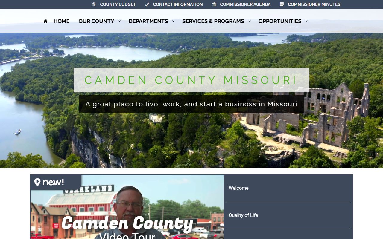 Camden County Missouri Recorder of Deeds office for marriage records