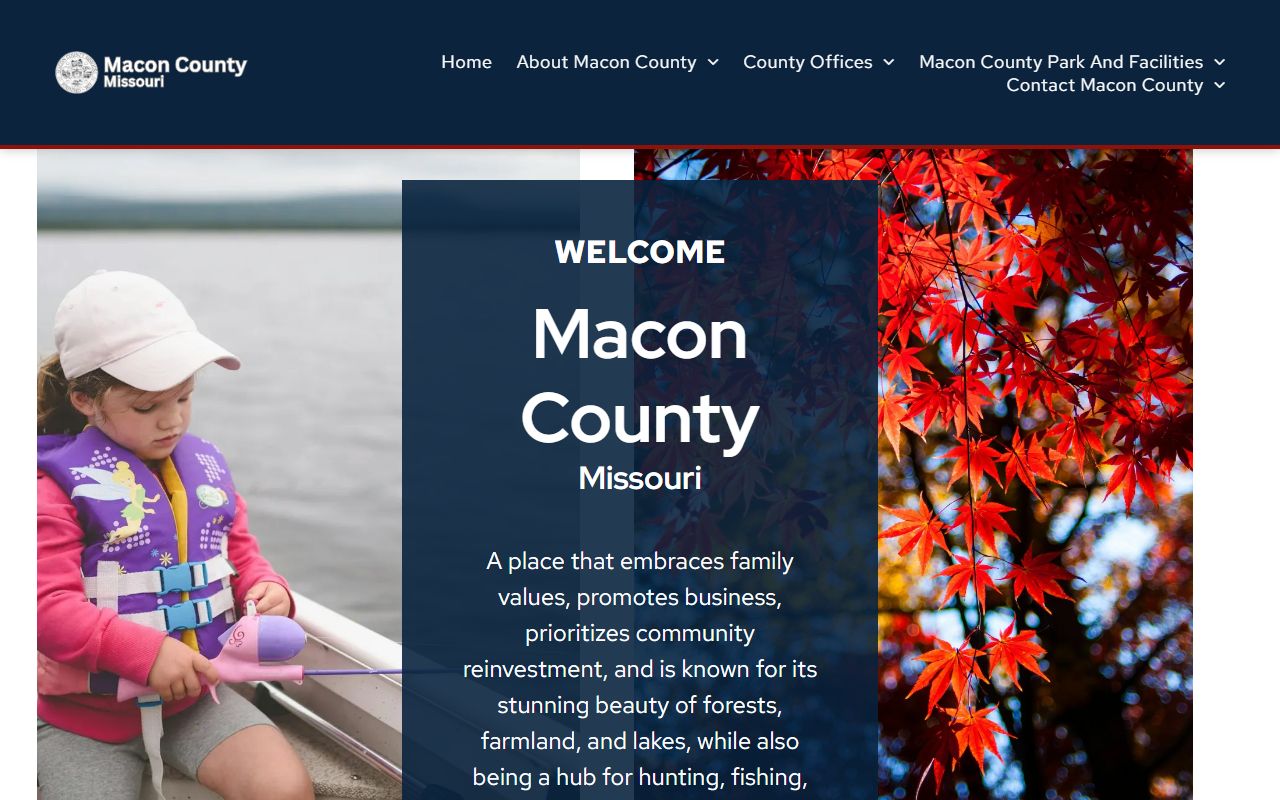 Macon County Missouri website for marriage records search