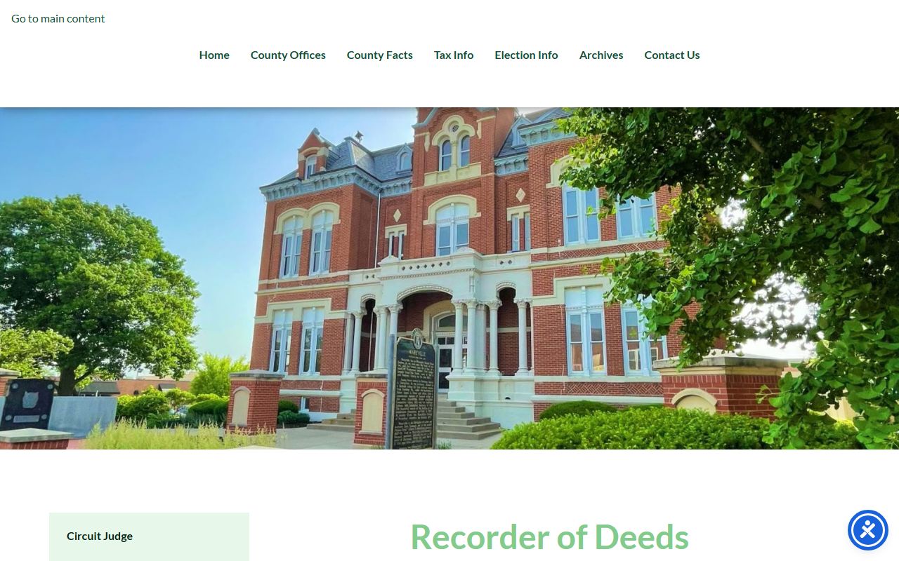 Nodaway County Missouri Recorder of Deeds marriage records office