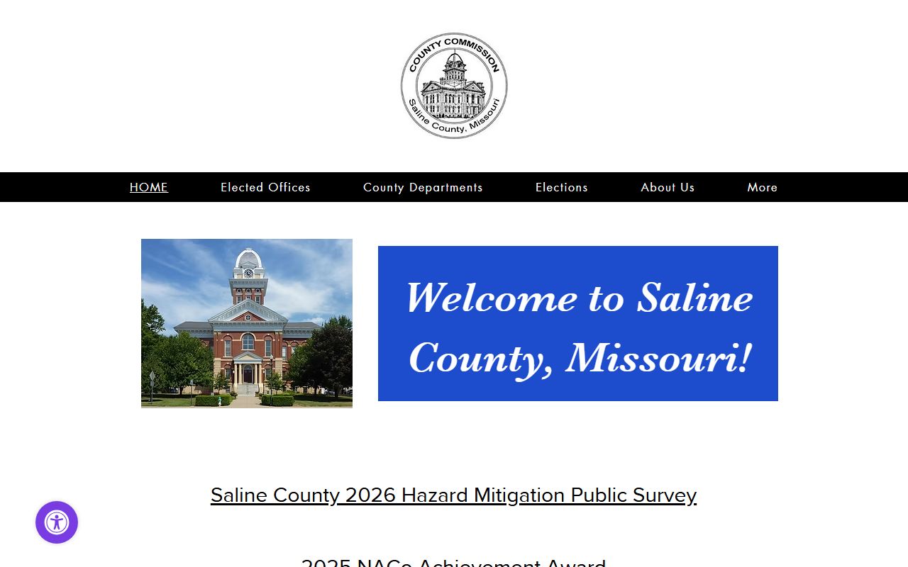 Saline County Missouri marriage records recorder website