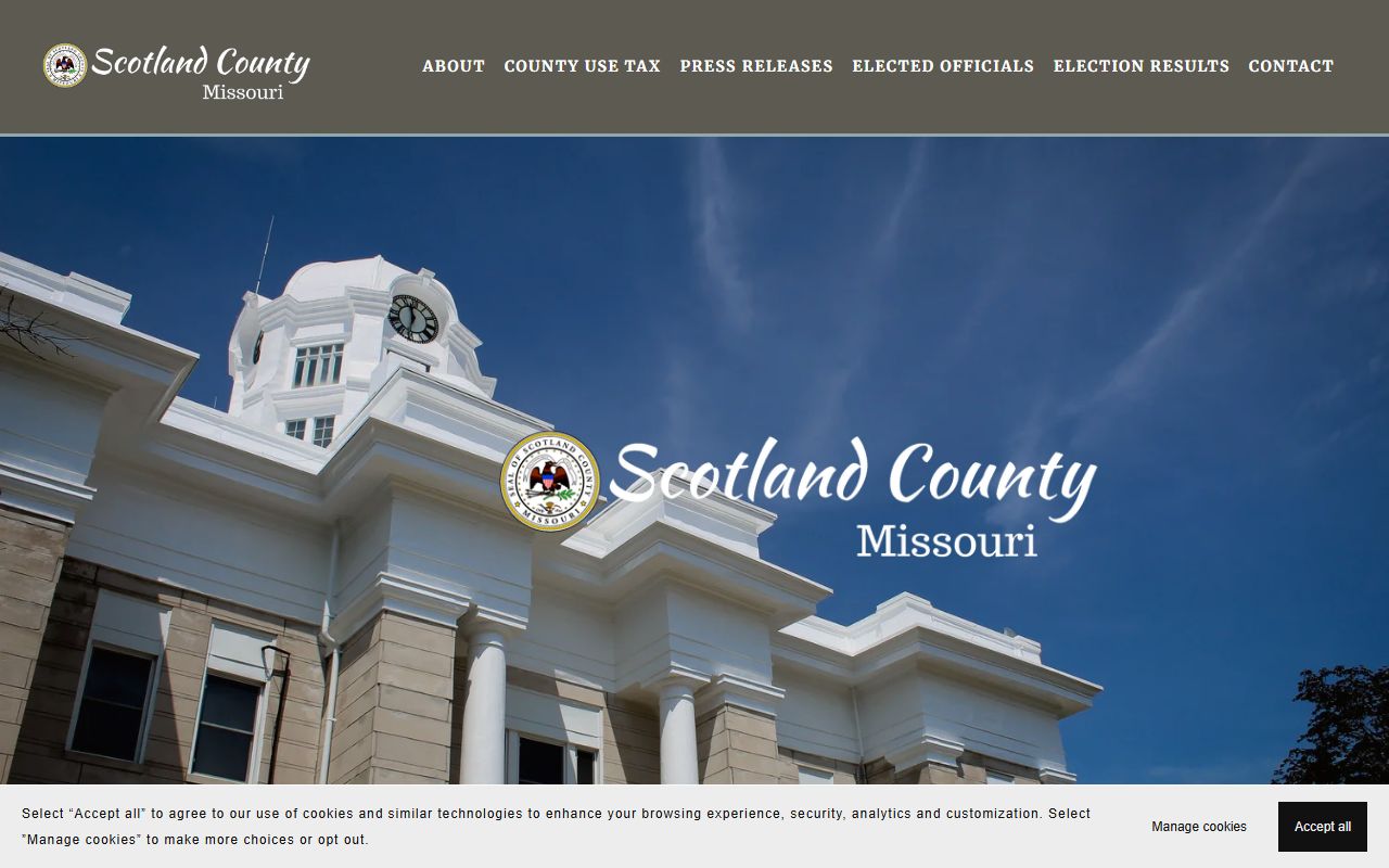 Scotland County Missouri marriage records recorder website