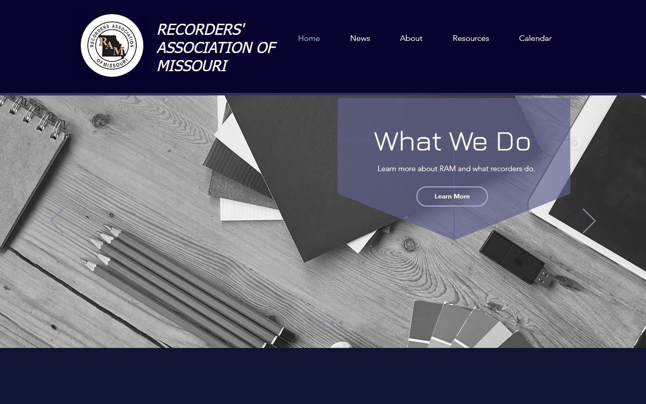 Missouri Recorders Association directory for marriage records